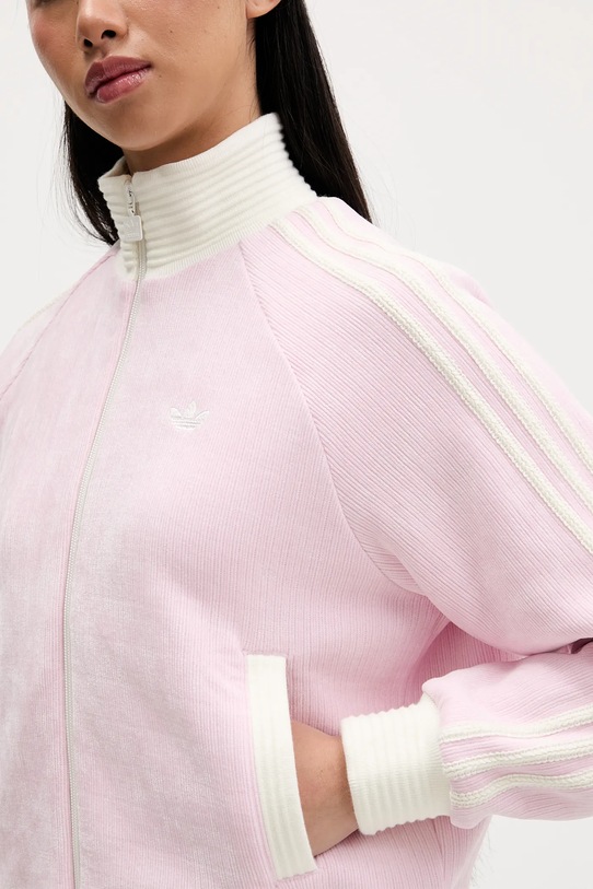 adidas Originals bluza Velour różowy KS7780