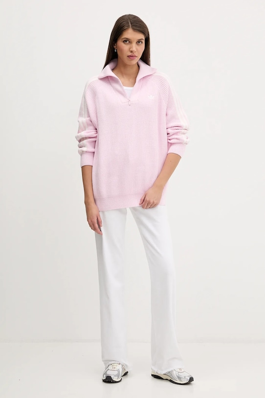 adidas Originals sweter Funnel KS7785 różowy AW25