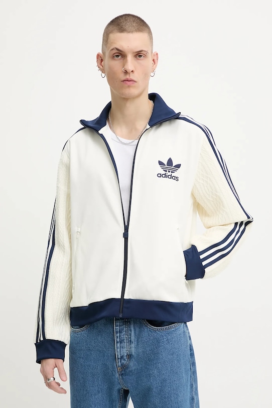 adidas Originals bluza aplikacja beżowy KS7800