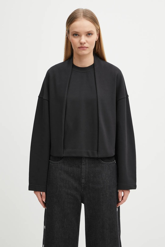 Sportmax bluza MINNIE gładkie czarny 2522926045600