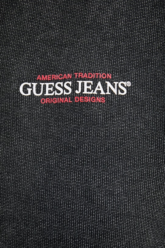 Guess Jeans bluza bawełniana W5BQ14.KCPR1 szary