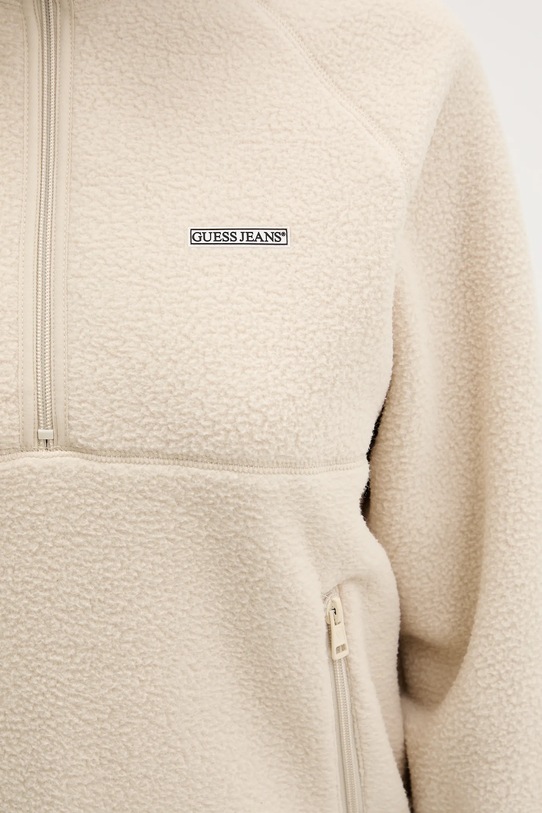 Флісова кофта Guess Jeans W5BQ18.K1042 бежевий