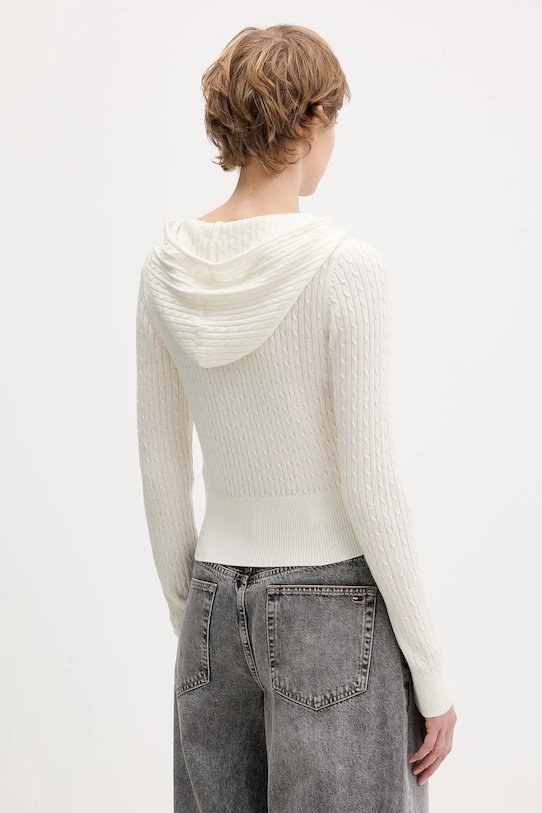 Ρούχα Ζακέτα με μείγμα μετάξι Guess Jeans W5BR04.Z3HO2 μπεζ