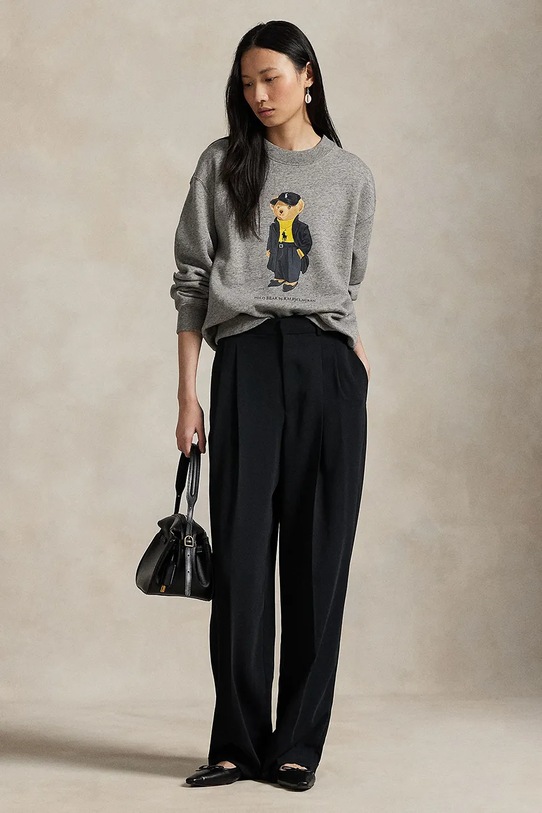 Дрехи Суичър Polo Ralph Lauren 211A87104 сив