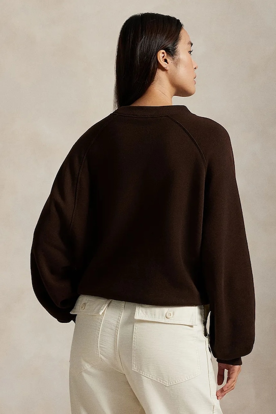 Mikina Polo Ralph Lauren 211A87105 hnedá AW25