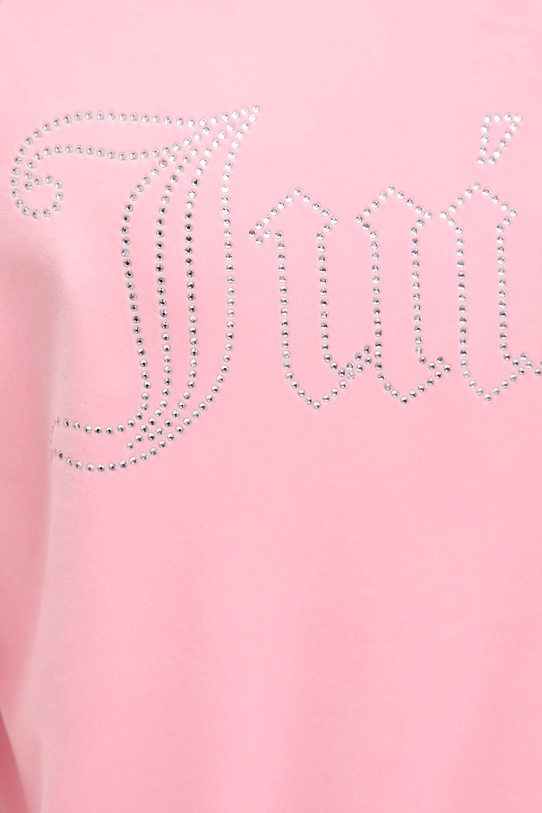 Juicy Couture bluza welurowa JCWAS225306 różowy