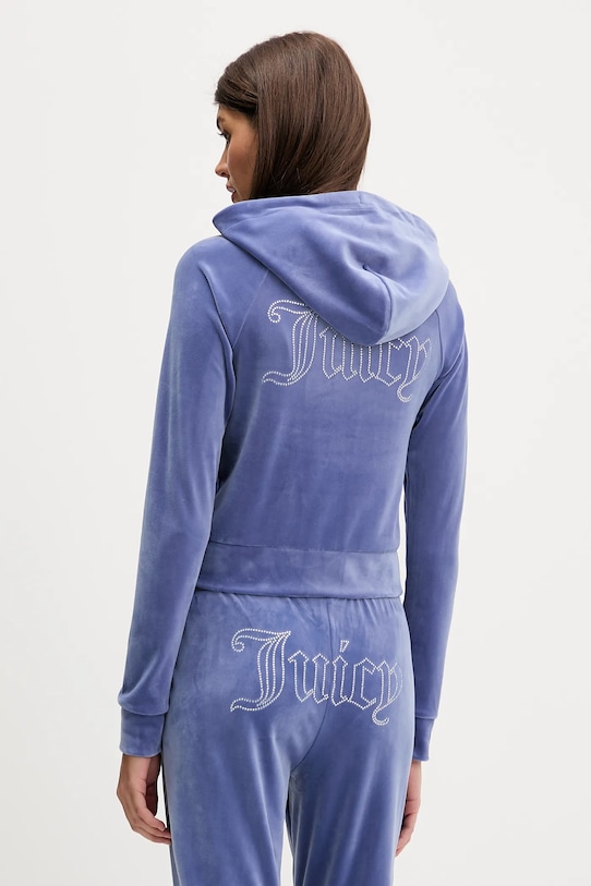 Odzież Juicy Couture bluza welurowa JCWAS225306 fioletowy