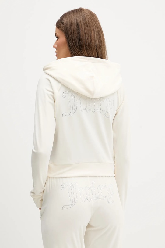 Îmbrăcăminte Juicy Couture bluză din velur JCWAS225306 bej