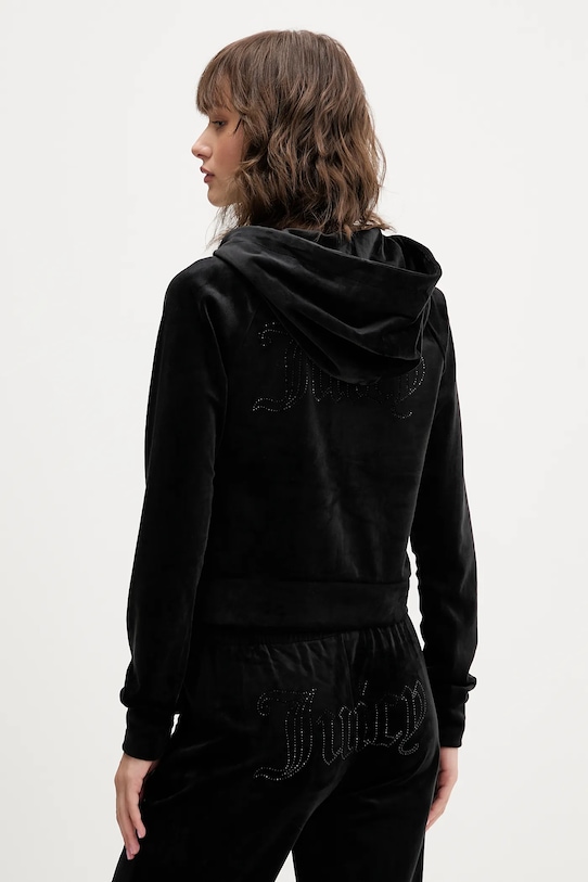 Одяг Велюрова кофта Juicy Couture JCWAS225306 чорний