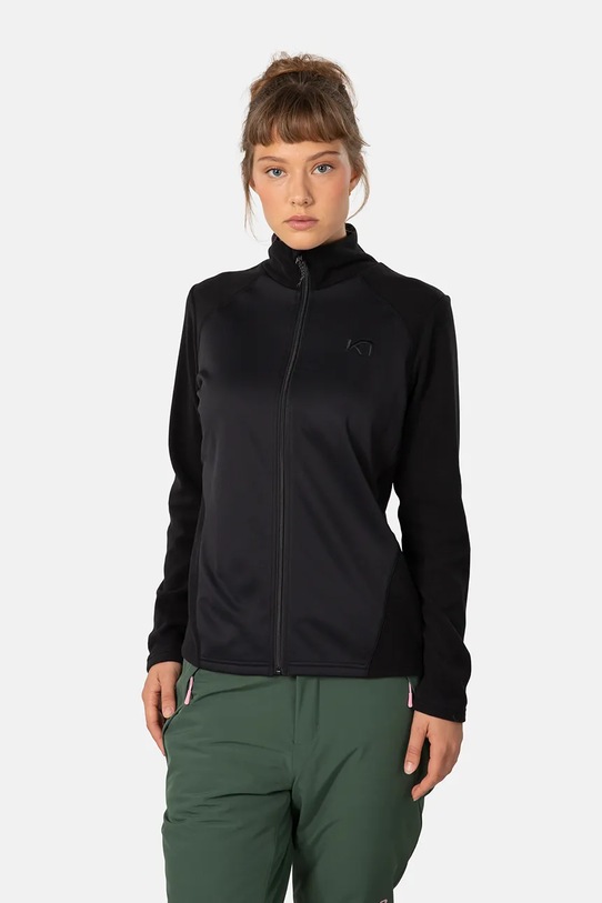 Kari Traa bluza polarowa KARI bez kaptura czarny 622573