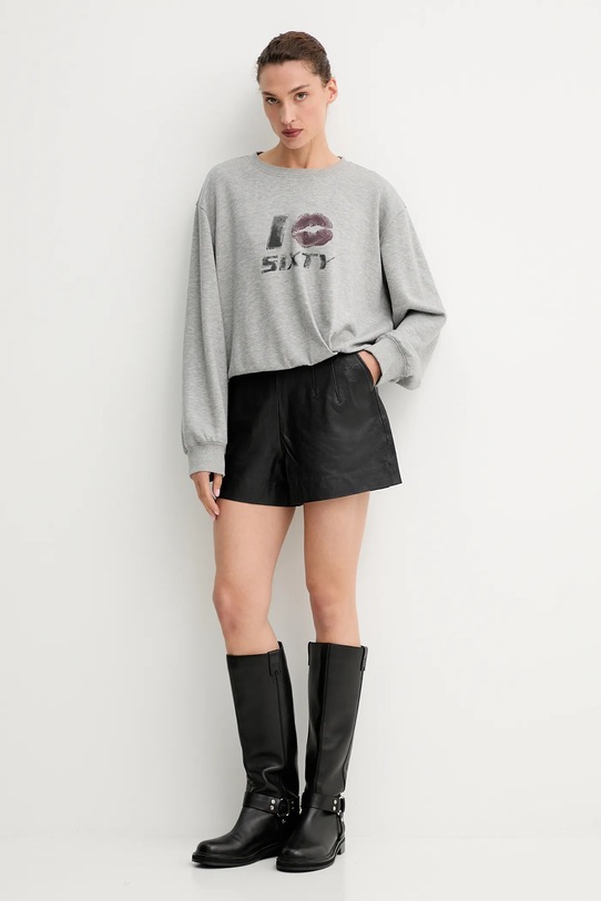 Mikina s příměsí vlny Miss Sixty 6S3TJ59000 šedá AW25