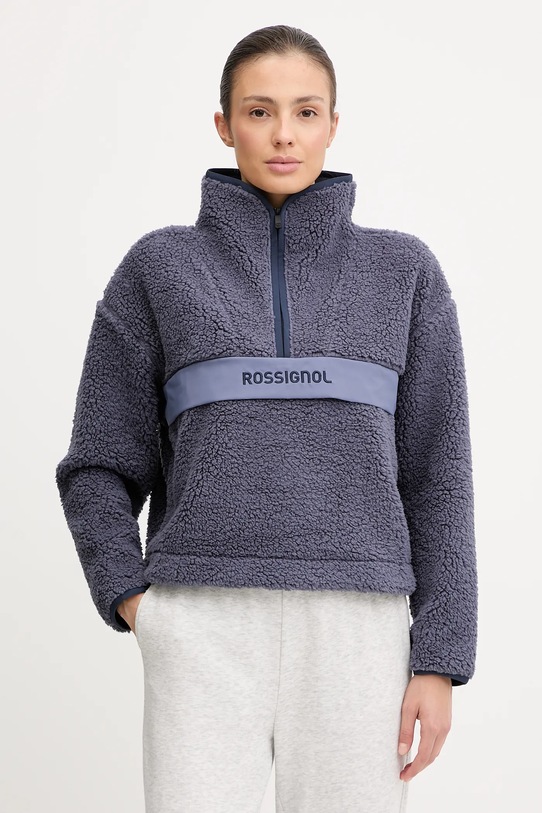 Rossignol bluza polarowa ALLTRACK aplikacja niebieski RLOWL03