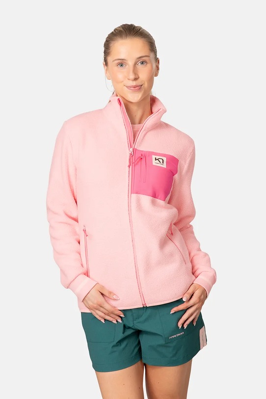 Kari Traa bluza rozpinana damska ROTHE różowy 623487