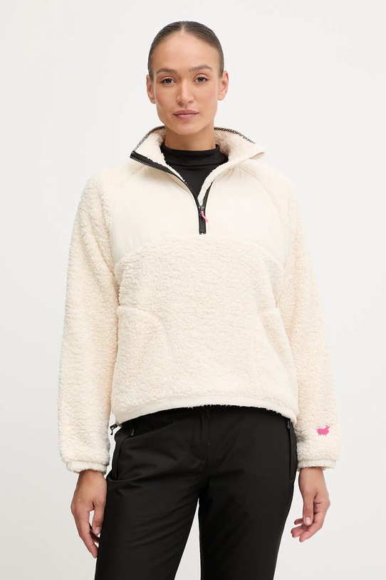 Kari Traa bluza OLIVIA bez kaptura beżowy 623878