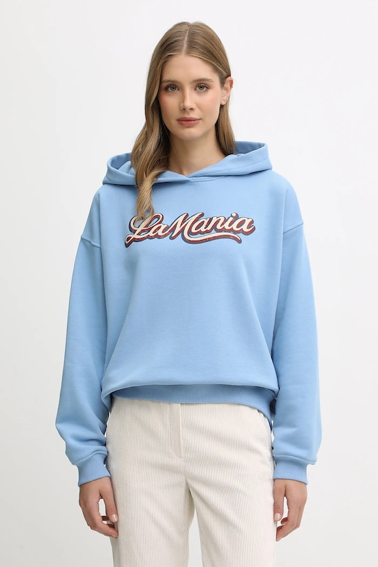 La Mania bluza TAE z kapturem niebieski TAE