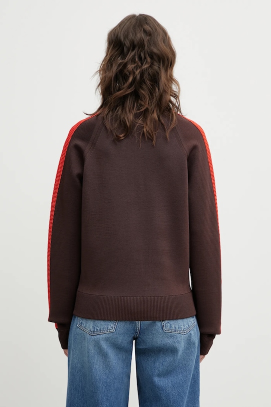 Odzież Wales Bonner kardigan Tide Track Top UA25KN01.VI05.801 brązowy