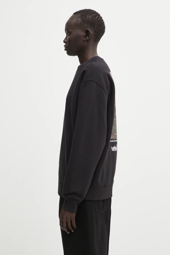 Carhartt WIP bluză W' Wiptopia Script Sweat I035515.3F4XX negru AW25