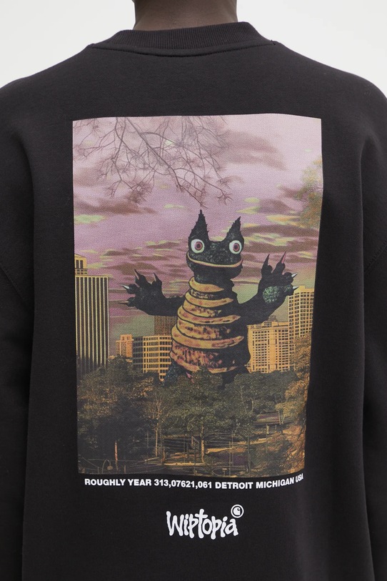 Carhartt WIP bluză W' Wiptopia Script Sweat negru I035515.3F4XX