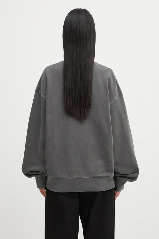 Odzież Carhartt WIP bluza bawełniana W' Nelson Sweatshirt I029537.89GD szary