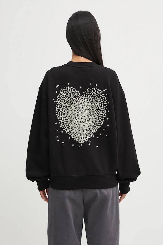 Carhartt WIP bluza bawełniana W' Hearts Of Hartts Sweat nadruk czarny I035511.89XX