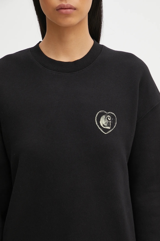 Carhartt WIP bluza bawełniana W' Hearts Of Hartts Sweat czarny I035511.89XX