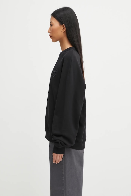 Carhartt WIP bluza bawełniana W' Ray Sweatshirt I035526.89XX czarny AW25