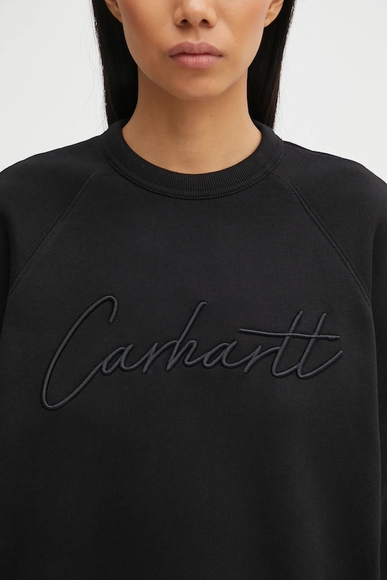 Carhartt WIP bluza bawełniana W' Ray Sweatshirt czarny I035526.89XX