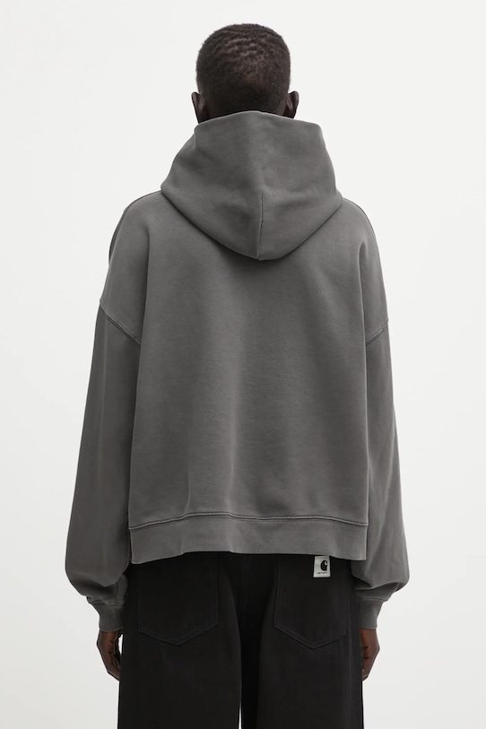 Îmbrăcăminte Carhartt WIP hanorac de bumbac W' Hooded Benton Sweat I034512.87GD gri