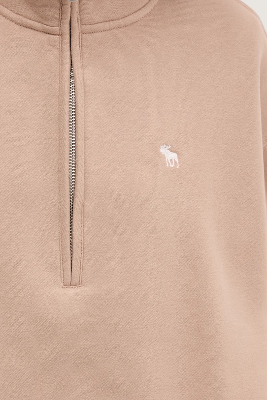 Μπλούζα Abercrombie & Fitch KI152.5418.420 μπεζ