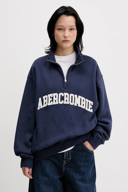 Abercrombie & Fitch bluza aplikacja niebieski KI152.5427.200