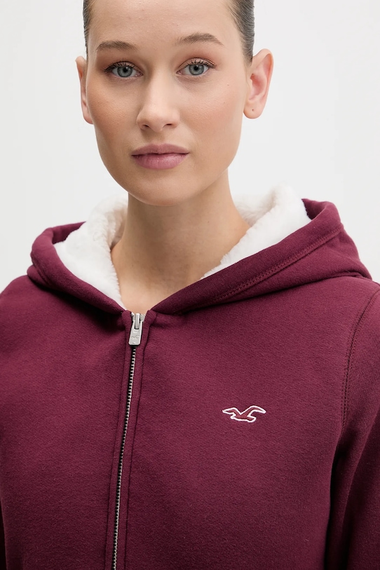 Μπλούζα Hollister Co. μπορντό KI352.5204.520