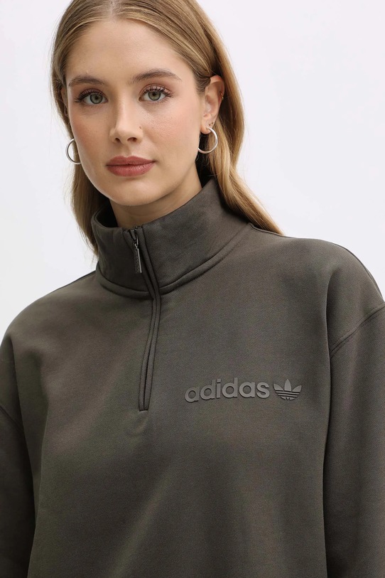 Mikina adidas Originals Essentials hnedá JW1025
