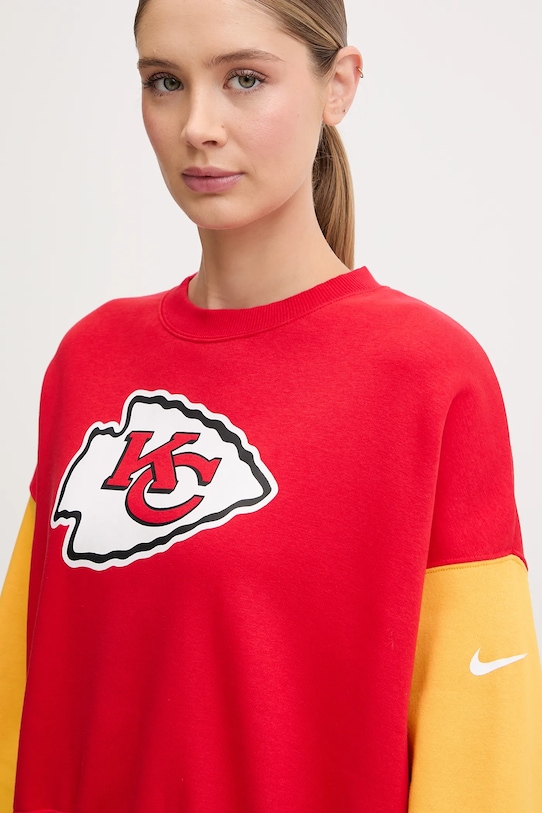 Nike bluza Oversized Crew Fleece czerwony 01D7.080K.7G.SD2