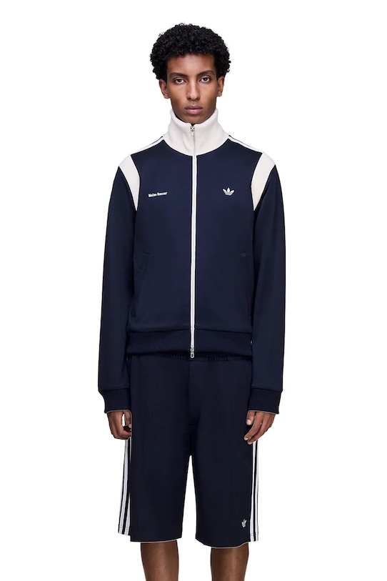 Odzież adidas Originals x Wales Bonner bluza Twill Tt KD0307 granatowy