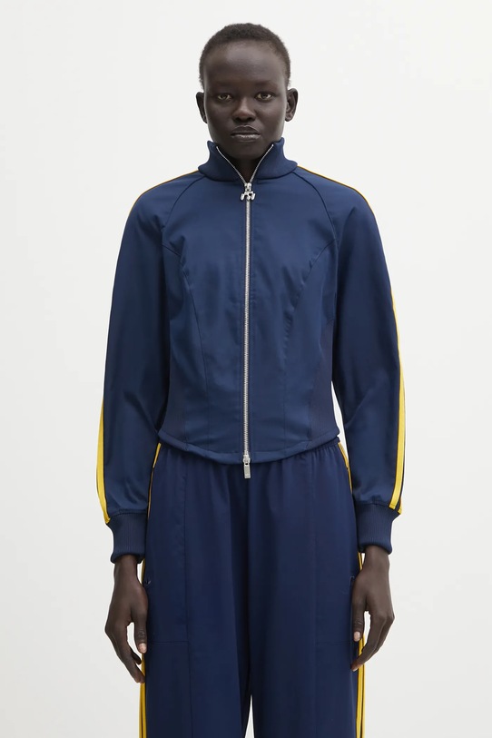 adidas Originals bluza Miaou Tracktop bez kaptura granatowy KD1485