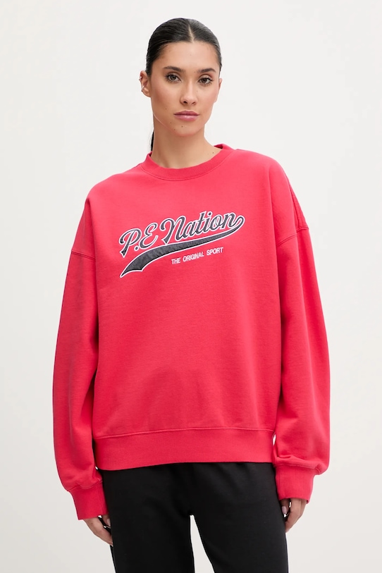 P.E Nation bluza Formation aplikacja różowy 254F076