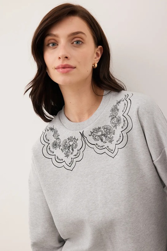 Bizuu bluza COLLIER COLLIER.SZARY szary AW25