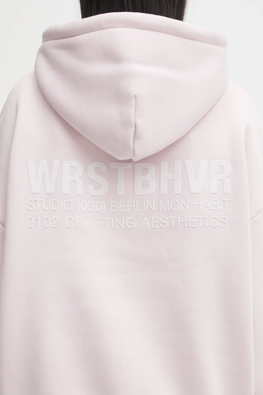 WRSTBHVR felpa Studio rosa U2025TT.3064