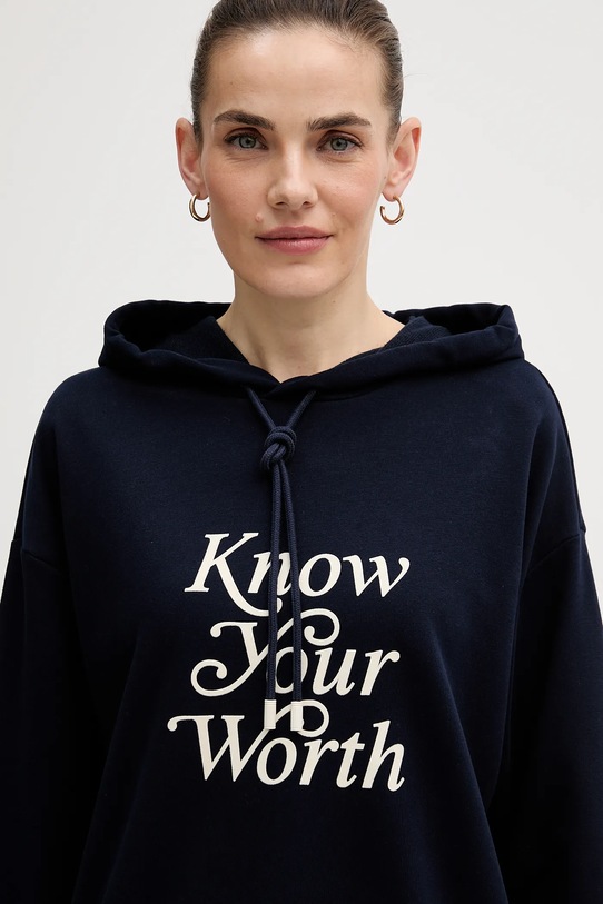 United Colors of Benetton bluza granatowy 3WNWD201C