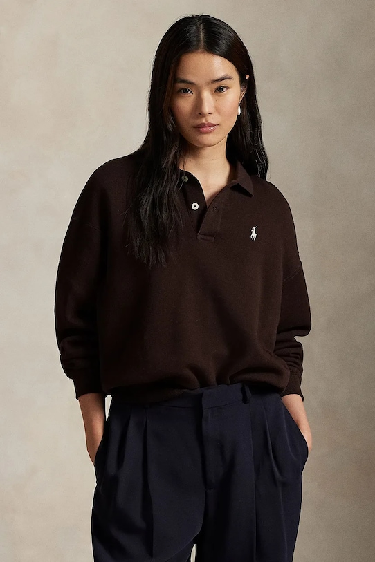 Polo Ralph Lauren bluza ARCTIC FLEECE pozostałe brązowy 211947966009