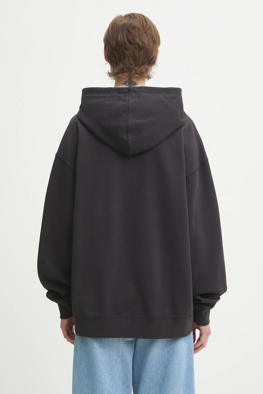 Одежда Хлопковая кофта GANNI Isoli Cherries Oversized T4285 серый