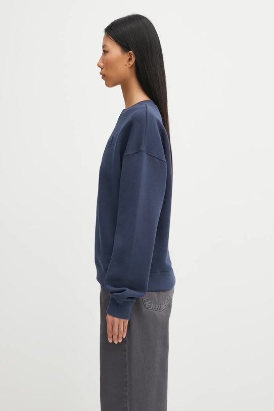 Maison Kitsuné bluza bawełniana Bold Fox Head Patch MW00315KM0321 granatowy AW25