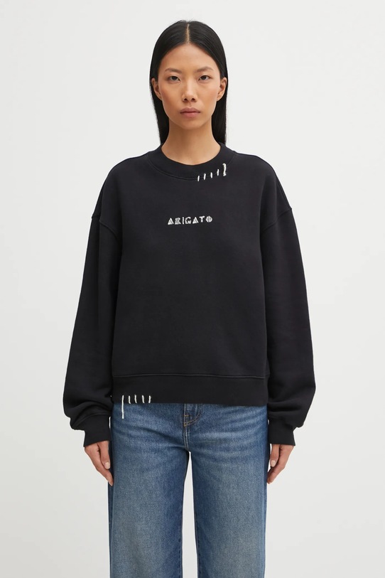 Axel Arigato cotton sweatshirt Loops Planet friendly black A3438001