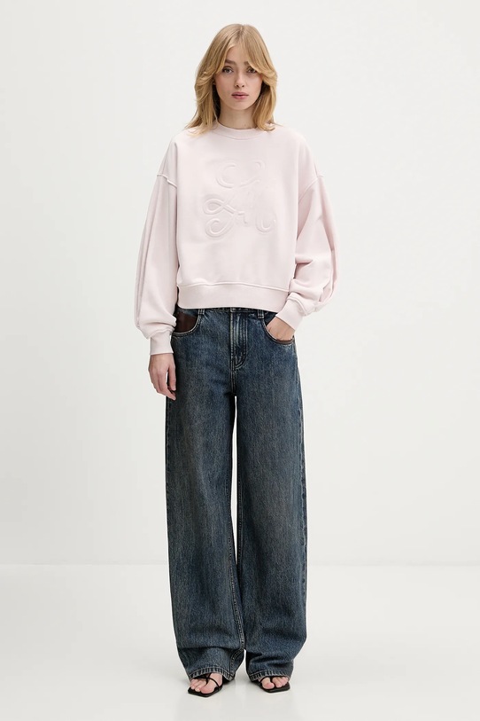 La Mania bluza CREMA LM.CREMA różowy AW25