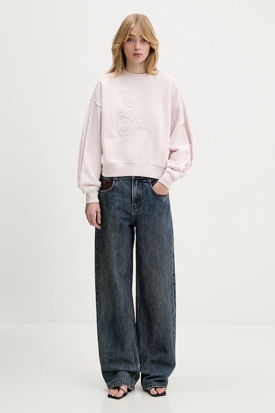 La Mania bluza CREMA LM.CREMA różowy AW25