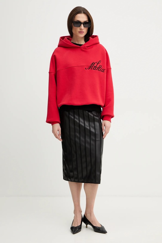 La Mania bluza bawełniana FLORIDA FLORIDA czerwony AW25