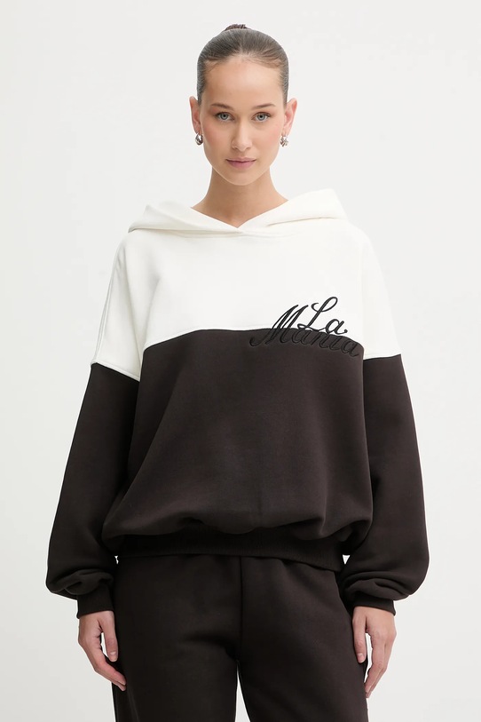 La Mania bluza bawełniana FLORIDA bawełna brązowy FLORIDA