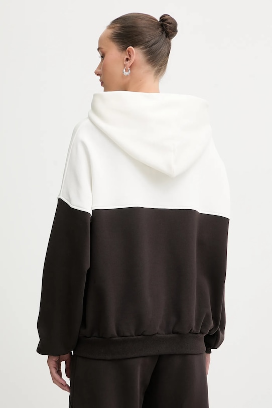 Odzież La Mania bluza bawełniana FLORIDA FLORIDA brązowy