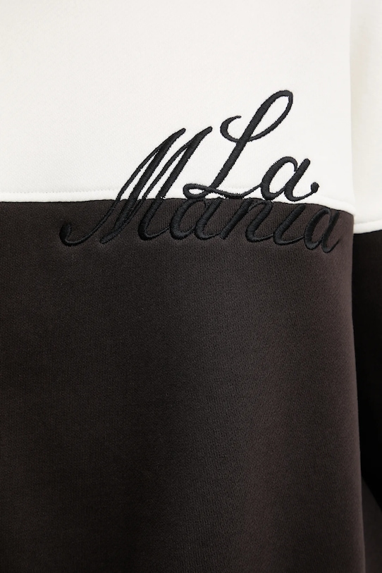 La Mania bluza bawełniana FLORIDA FLORIDA brązowy