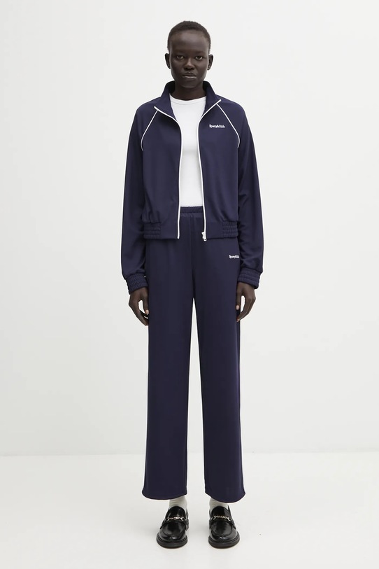 Sporty & Rich bluza Serif Logo Retro Track JA06664300BL107 granatowy